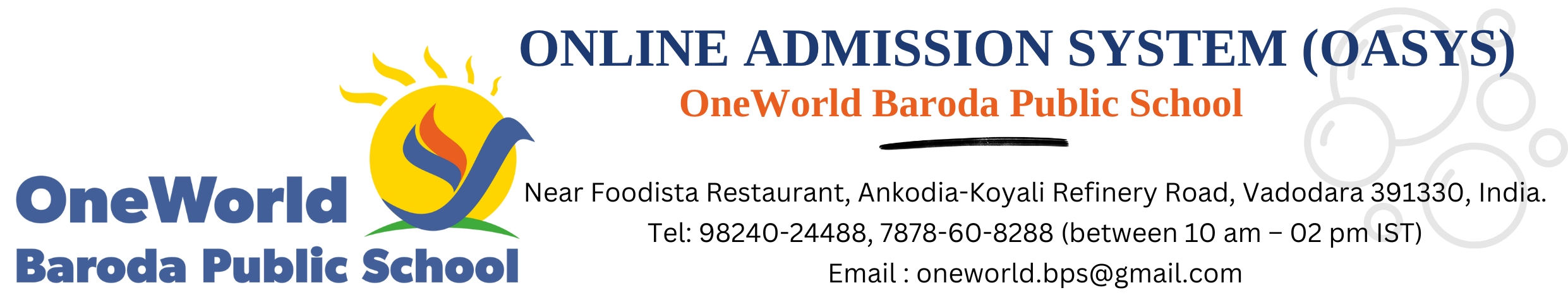 OneWorld Baroda Public School